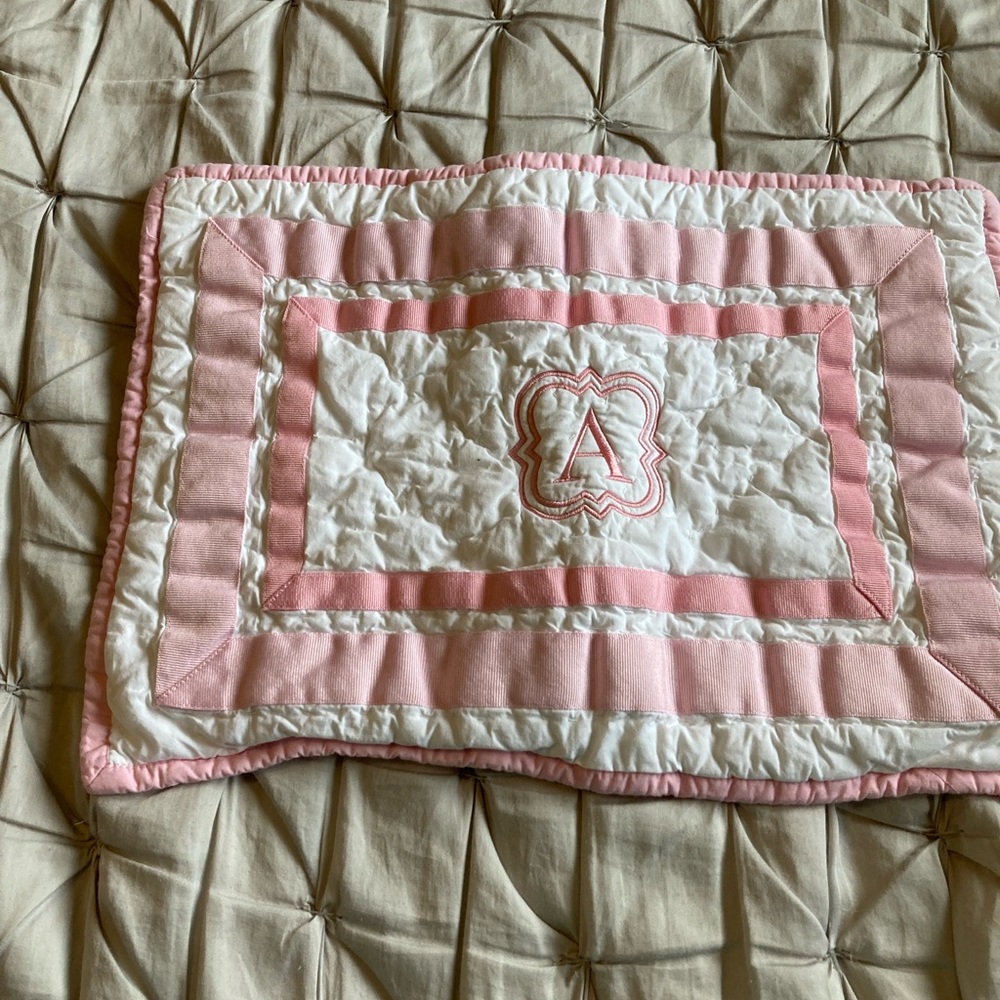 Potterybarn kids pillow cover letter A